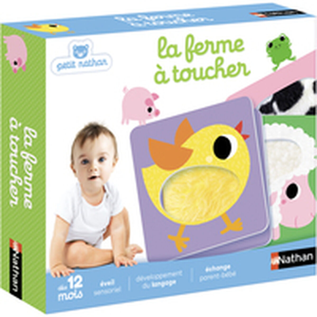 Board game Nathan The Farm to Touch 21 x 6 x 26 cm